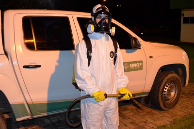 Desinfecção biológica é feita em 5 postos de saúde em Sinop-MT