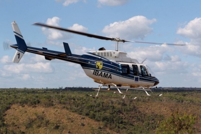 Helicóptero do Ibama cai na divisa de MT e MS; coronel morre 