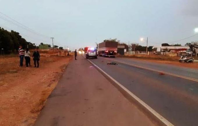 Homem morre na BR 163 após ser atropelado em Peixoto de Azevedo-MT