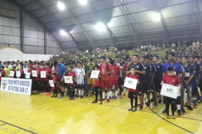 Sinop sediou a Taça Mato Grosso de Futsal sub-17, edição 2019