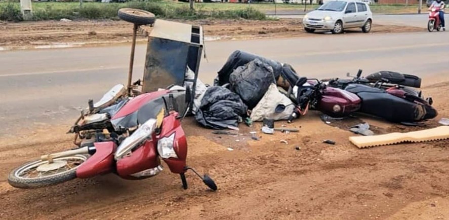 Acidente entre motos na MT-140 em Sinop deixa homem ferido