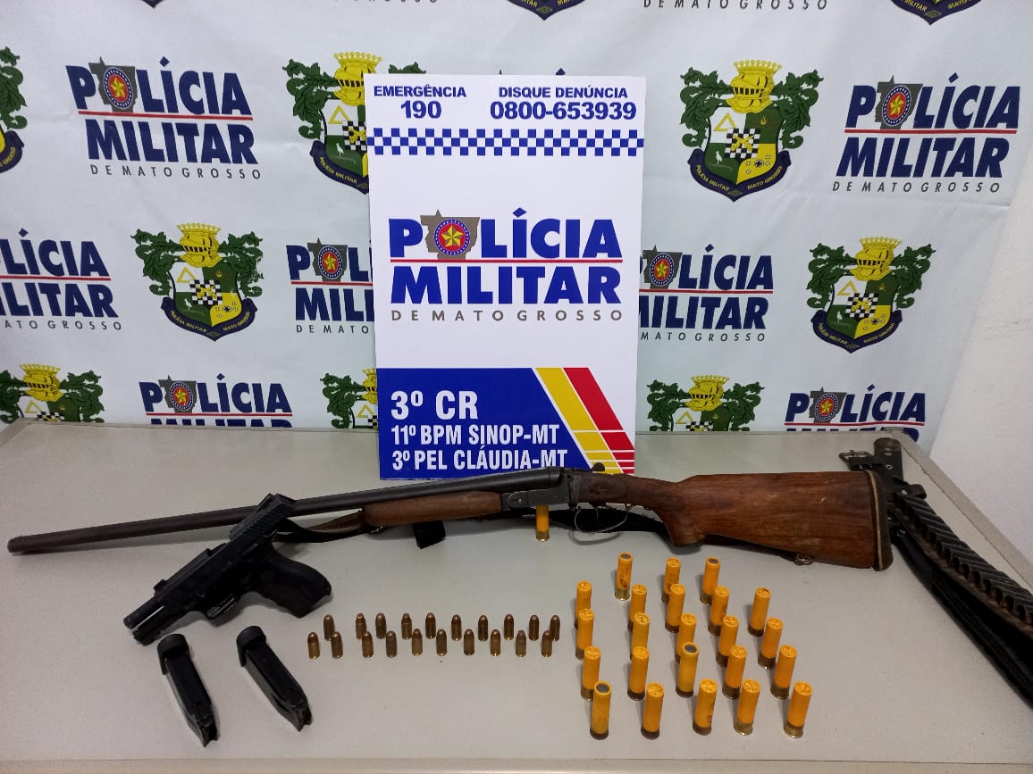 Claudia: Polícia Militar prende 